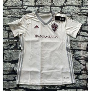 $90 Adidas Women’s MLS Colorado Rapids Jersey Short Sleeves Size M